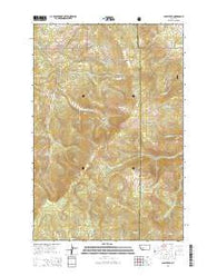 Casey Peak Montana Current topographic map, 1:24000 scale, 7.5 X 7.5 Minute, Year 2014