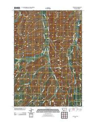 Castagne Montana Historical topographic map, 1:24000 scale, 7.5 X 7.5 Minute, Year 2011