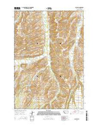 Castagne Montana Current topographic map, 1:24000 scale, 7.5 X 7.5 Minute, Year 2014