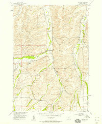 Castagne Montana Historical topographic map, 1:24000 scale, 7.5 X 7.5 Minute, Year 1956
