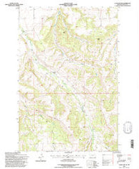 Castle Butte Montana Historical topographic map, 1:24000 scale, 7.5 X 7.5 Minute, Year 1995