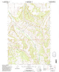 Castle Butte Montana Historical topographic map, 1:24000 scale, 7.5 X 7.5 Minute, Year 1995