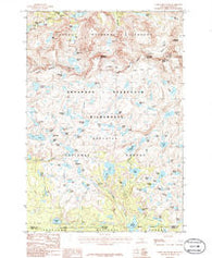 Castle Mountain Montana Historical topographic map, 1:24000 scale, 7.5 X 7.5 Minute, Year 1986