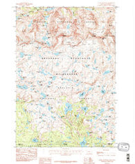 Castle Mountain Montana Historical topographic map, 1:24000 scale, 7.5 X 7.5 Minute, Year 1986