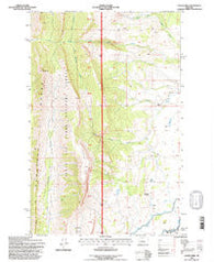 Castle Reef Montana Historical topographic map, 1:24000 scale, 7.5 X 7.5 Minute, Year 1995