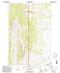 Castle Reef Montana Historical topographic map, 1:24000 scale, 7.5 X 7.5 Minute, Year 1995