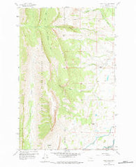 Castle Reef Montana Historical topographic map, 1:24000 scale, 7.5 X 7.5 Minute, Year 1958