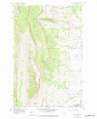 Castle Reef Montana Historical topographic map, 1:24000 scale, 7.5 X 7.5 Minute, Year 1958