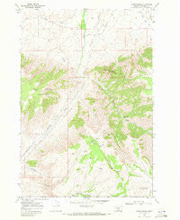 Castle Rocks Montana Historical topographic map, 1:24000 scale, 7.5 X 7.5 Minute, Year 1967