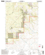 Castle Town Montana Historical topographic map, 1:24000 scale, 7.5 X 7.5 Minute, Year 1995