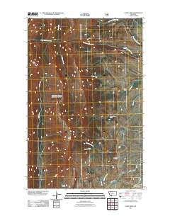 Castle Reef Montana Historical topographic map, 1:24000 scale, 7.5 X 7.5 Minute, Year 2011