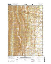 Castle Reef Montana Current topographic map, 1:24000 scale, 7.5 X 7.5 Minute, Year 2014