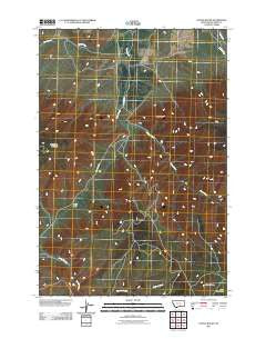Castle Rocks Montana Historical topographic map, 1:24000 scale, 7.5 X 7.5 Minute, Year 2011