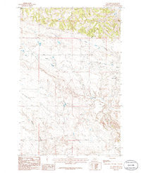 Cat Creek Montana Historical topographic map, 1:24000 scale, 7.5 X 7.5 Minute, Year 1986