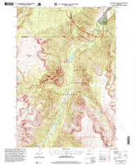 Cathedral Point Montana Historical topographic map, 1:24000 scale, 7.5 X 7.5 Minute, Year 1996
