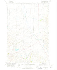 Catlin Spring Montana Historical topographic map, 1:24000 scale, 7.5 X 7.5 Minute, Year 1971
