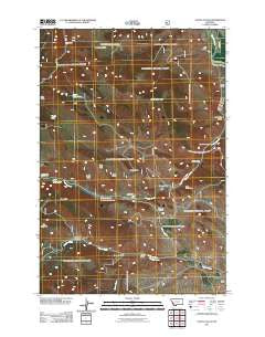 Cattle Gulch Montana Historical topographic map, 1:24000 scale, 7.5 X 7.5 Minute, Year 2011