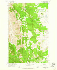 Cave Mountain Montana Historical topographic map, 1:24000 scale, 7.5 X 7.5 Minute, Year 1958