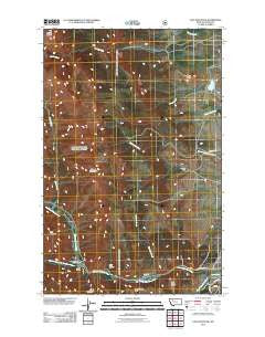 Cave Mountain Montana Historical topographic map, 1:24000 scale, 7.5 X 7.5 Minute, Year 2011