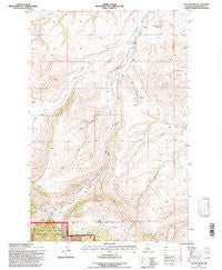 Cayuse Basin Montana Historical topographic map, 1:24000 scale, 7.5 X 7.5 Minute, Year 1995