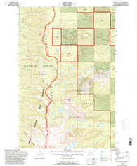 Cedar Lake Montana Historical topographic map, 1:24000 scale, 7.5 X 7.5 Minute, Year 1994