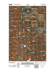 Cedar Lake Montana Historical topographic map, 1:24000 scale, 7.5 X 7.5 Minute, Year 2011