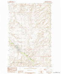 Cement Hill Montana Historical topographic map, 1:24000 scale, 7.5 X 7.5 Minute, Year 1984
