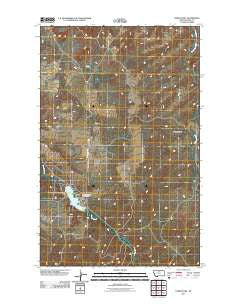 Cement Hill Montana Historical topographic map, 1:24000 scale, 7.5 X 7.5 Minute, Year 2011