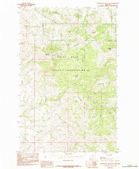 Centennial Mountain Montana Historical topographic map, 1:24000 scale, 7.5 X 7.5 Minute, Year 1984