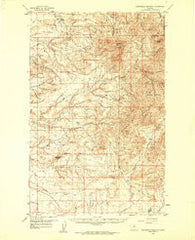 Centennial Mountain Montana Historical topographic map, 1:62500 scale, 15 X 15 Minute, Year 1959