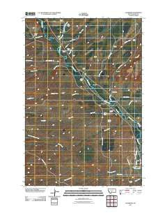 Chadborn Montana Historical topographic map, 1:24000 scale, 7.5 X 7.5 Minute, Year 2011
