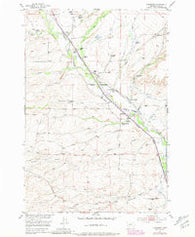 Chadborn Montana Historical topographic map, 1:24000 scale, 7.5 X 7.5 Minute, Year 1951
