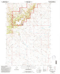 Chalk Buttes Montana Historical topographic map, 1:24000 scale, 7.5 X 7.5 Minute, Year 1993