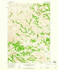 Chalky Point Montana Historical topographic map, 1:24000 scale, 7.5 X 7.5 Minute, Year 1958