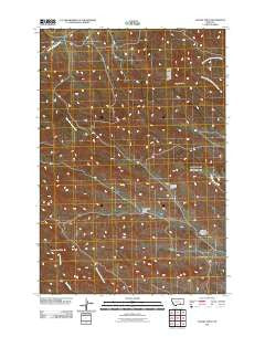 Chalky Point Montana Historical topographic map, 1:24000 scale, 7.5 X 7.5 Minute, Year 2011