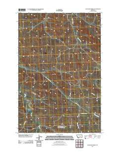 Chandler Spring Montana Historical topographic map, 1:24000 scale, 7.5 X 7.5 Minute, Year 2011