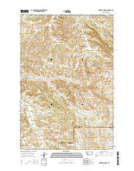 Chandler Spring Montana Current topographic map, 1:24000 scale, 7.5 X 7.5 Minute, Year 2014
