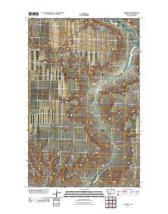 Chapman Montana Historical topographic map, 1:24000 scale, 7.5 X 7.5 Minute, Year 2011