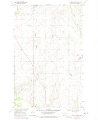 Chapman Coulee Montana Historical topographic map, 1:24000 scale, 7.5 X 7.5 Minute, Year 1969