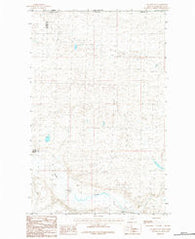 Chapman NW Montana Historical topographic map, 1:24000 scale, 7.5 X 7.5 Minute, Year 1984