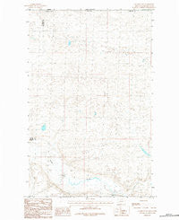 Chapman NW Montana Historical topographic map, 1:24000 scale, 7.5 X 7.5 Minute, Year 1984