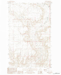 Chapman Montana Historical topographic map, 1:24000 scale, 7.5 X 7.5 Minute, Year 1984