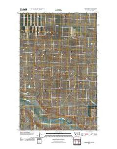 Chapman NW Montana Historical topographic map, 1:24000 scale, 7.5 X 7.5 Minute, Year 2011