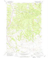 Charcoal Gulch Montana Historical topographic map, 1:24000 scale, 7.5 X 7.5 Minute, Year 1971