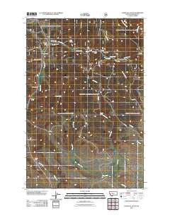 Charcoal Gulch Montana Historical topographic map, 1:24000 scale, 7.5 X 7.5 Minute, Year 2011