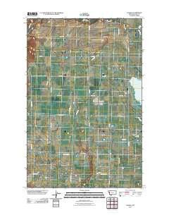 Charlo Montana Historical topographic map, 1:24000 scale, 7.5 X 7.5 Minute, Year 2011
