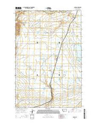 Charlo Montana Current topographic map, 1:24000 scale, 7.5 X 7.5 Minute, Year 2014