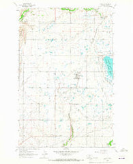 Charlo Montana Historical topographic map, 1:24000 scale, 7.5 X 7.5 Minute, Year 1965