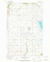 Charlo Montana Historical topographic map, 1:24000 scale, 7.5 X 7.5 Minute, Year 1965