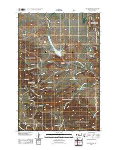 Checkerboard Montana Historical topographic map, 1:24000 scale, 7.5 X 7.5 Minute, Year 2011